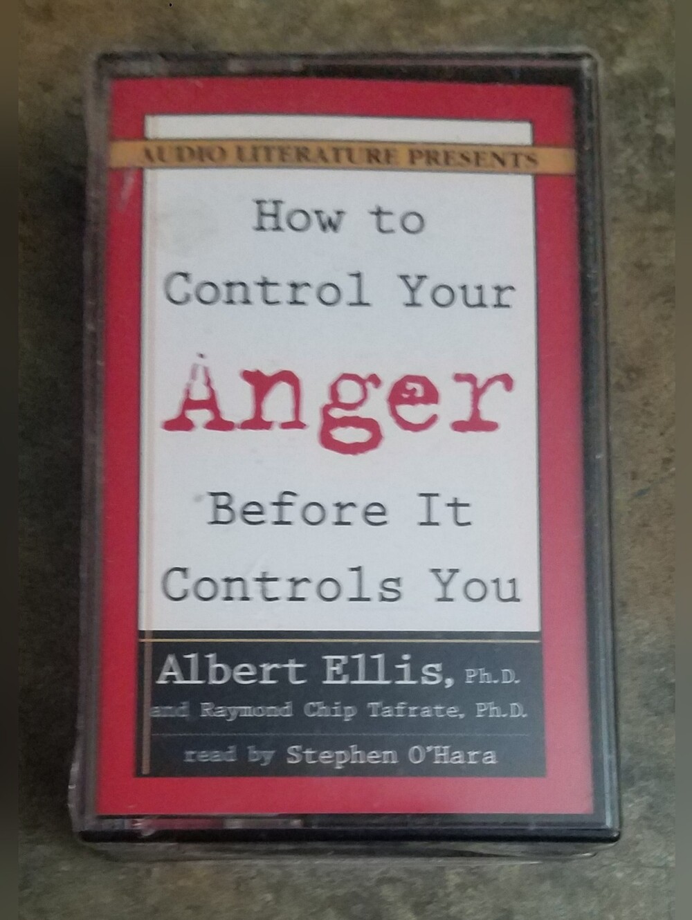 How to Control Your Anger Before It Controls You Albert Ellis 2 Tape Set